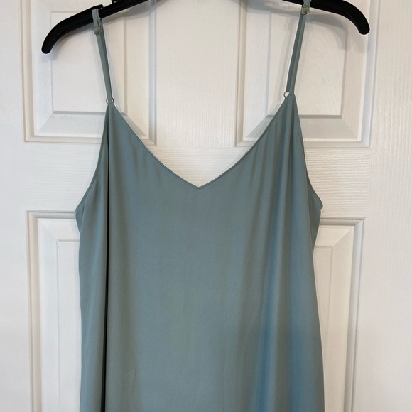 Show Me Your Mumu Jolie Silver Sage Maxi Dress Sz Medium - Picture 3 of 12